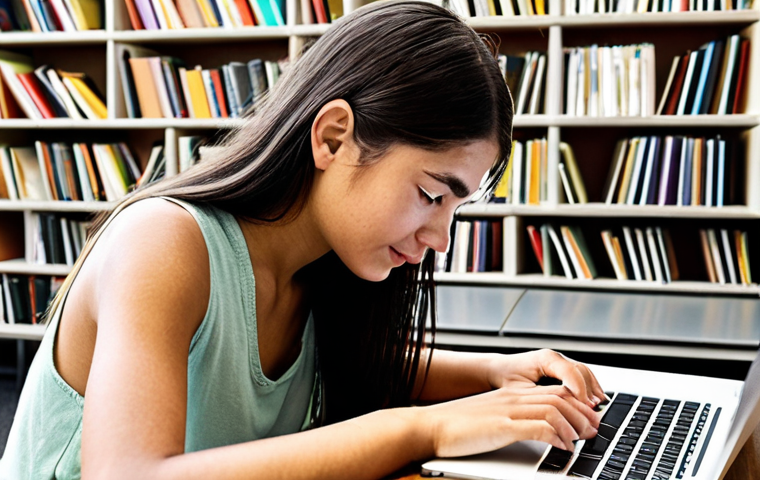 "A vibrant, inclusive digital learning scene. Diverse learners globally – a young person in a modern, light-filled study space (with a subtle, minimalist Nordic aesthetic), an adult professional upskilling at home, and a student in a rural setting – all accessing knowledge seamlessly through laptops, tablets, or phones. Open Educational Resources (OER) are symbolized by glowing lines connecting learners to a vast, accessible, and democratized library of online content (textbooks, videos, interactive modules). Emphasize themes of unparalleled accessibility, flexibility, and the transformative power of free education. Bright, empowering atmosphere, high resolution, wide shot."